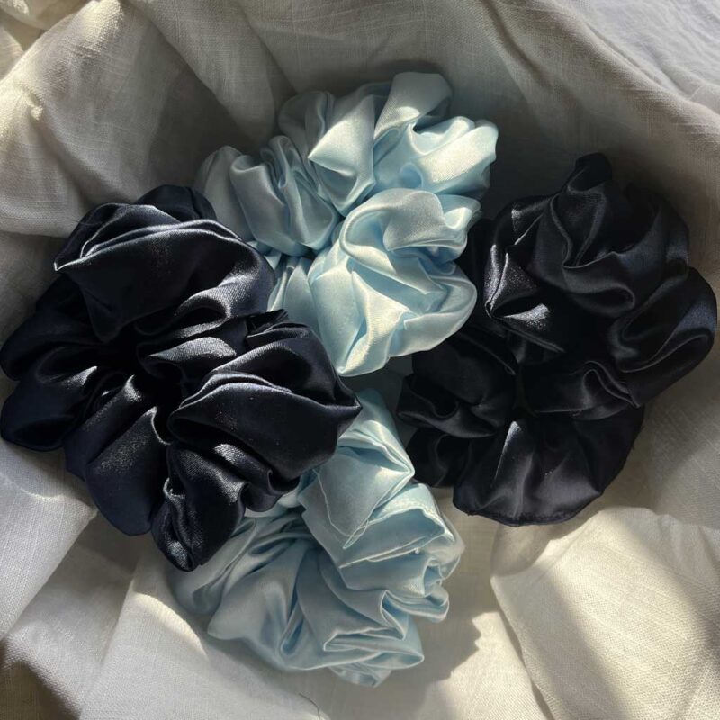 satin scrunchies